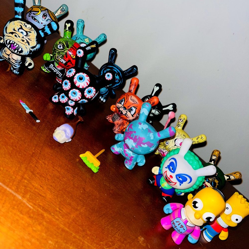 SALE!!! 12 Kidrobot Dunny 3" Vinyl Figurines - Mishka Dunny Doll Lot for $50!